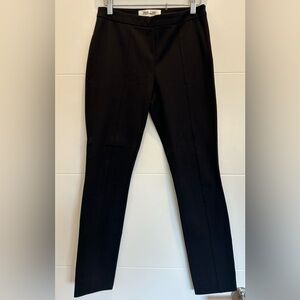 Diane von Furstenberg Black Pants Trousers Side Zipper Size 2